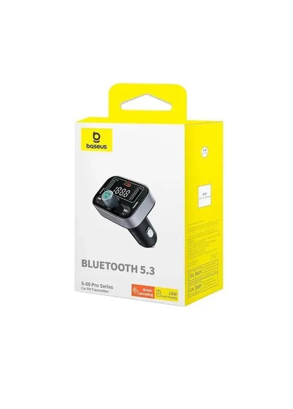 АЗП з FM-модулятором Series Car FM Transmitter Cluster (C10762200113-00) Baseus S-09 Pro (372676898)