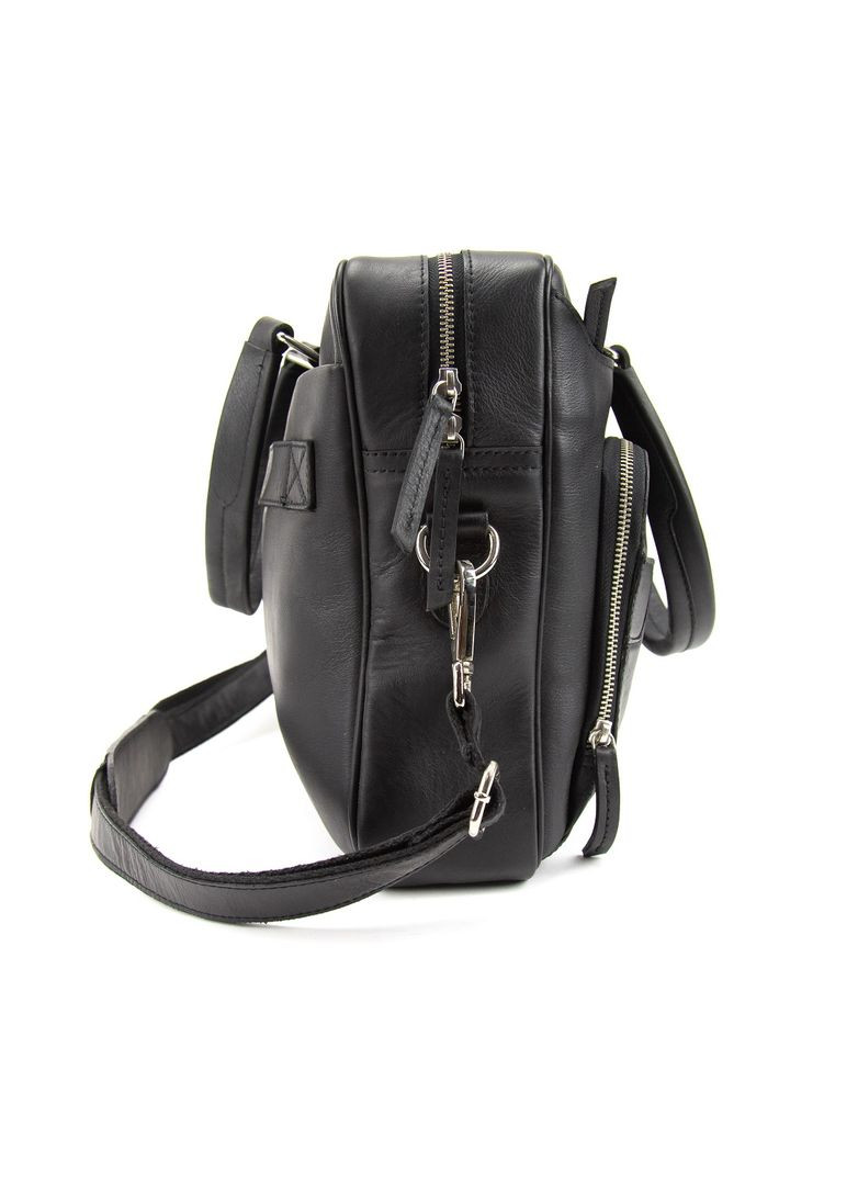 Сумка для ноутбука и документов черная из натуральной кожи RoyalBag AJ-TV-111A (301510979)