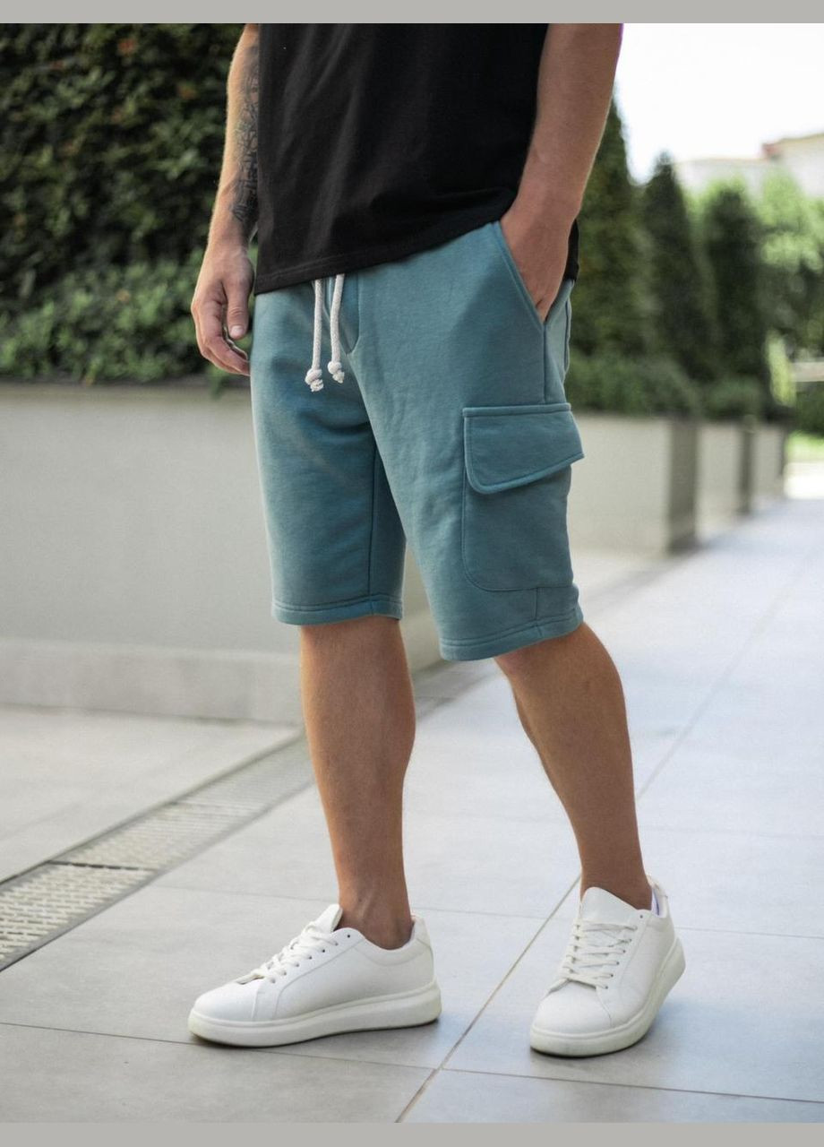 Летние шорты удобные для парней на резинке хлопковые, пляжные стильные Турция свободные классические Intruder (359381171)