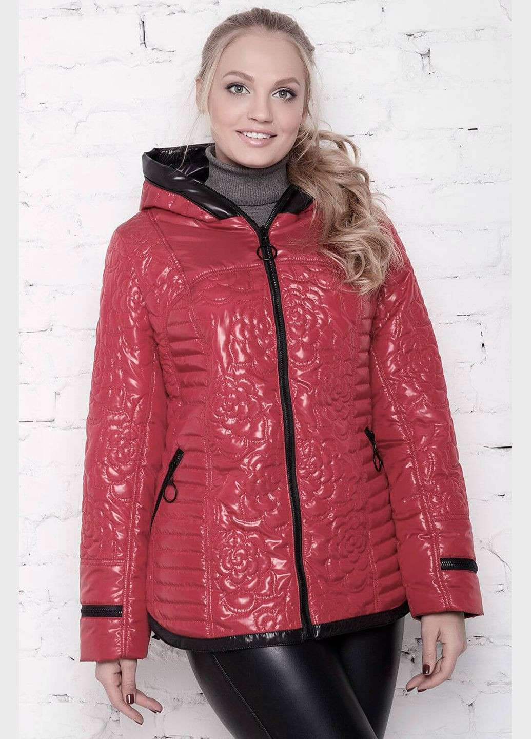 Красная куртка мишель (01027-blue54) MioRichi