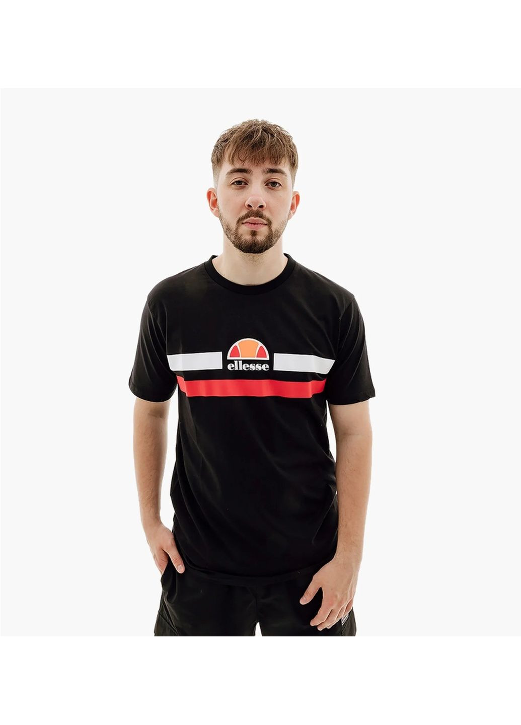 Черная футболка мужская aprel tee black shr06453-011 Ellesse