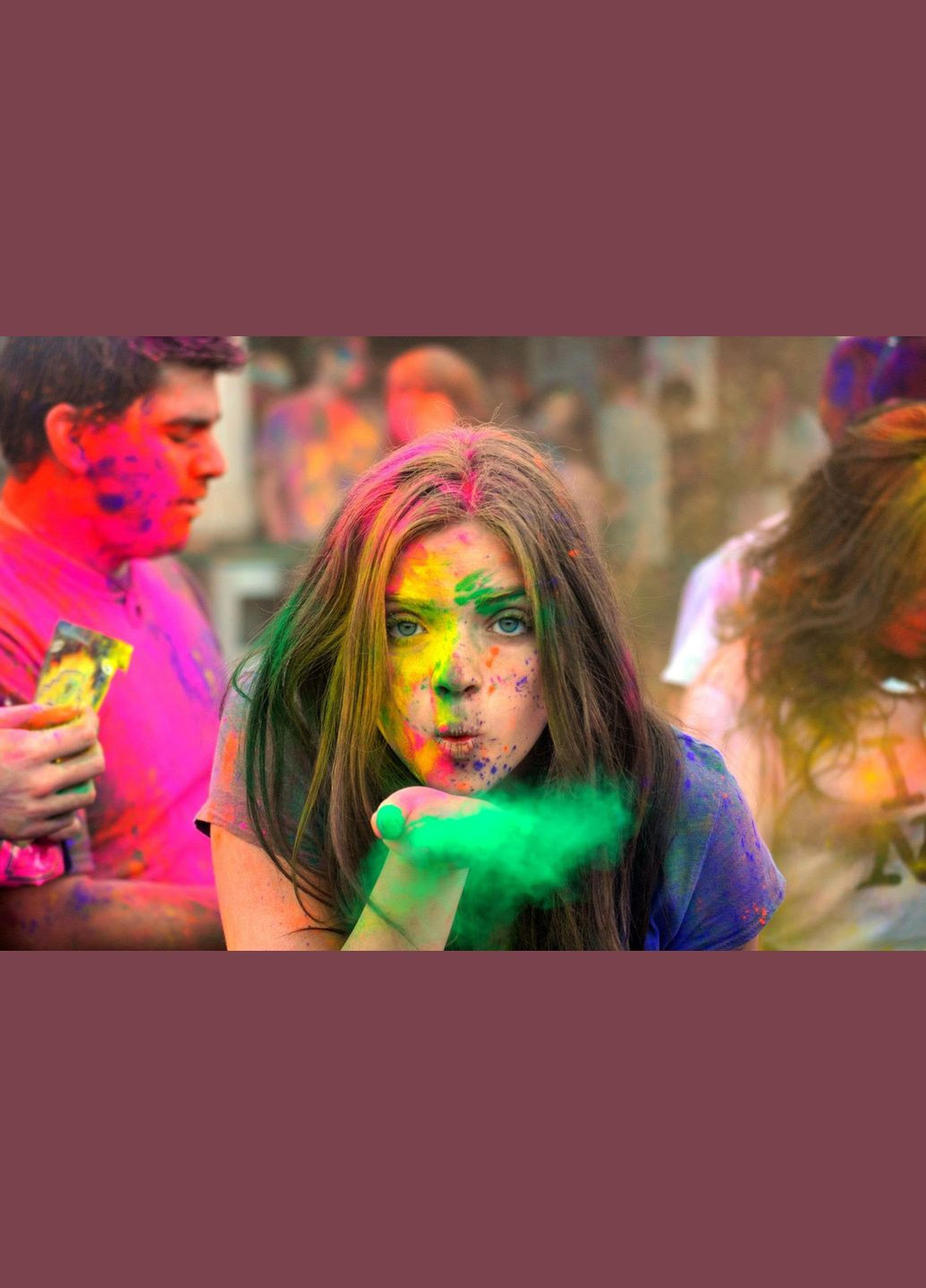 Краска Холи Holi Fest набор 20 пакетов пакеты 50 грамм 10 цветов No Brand (331738709)