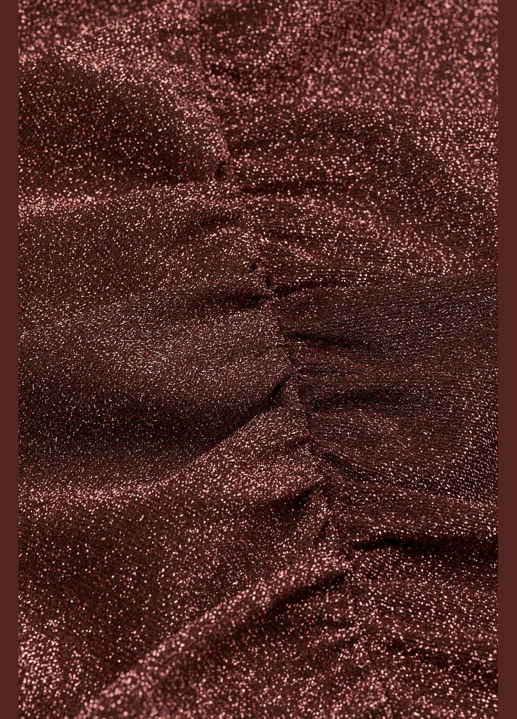 Темно-коричневое кэжуал платье H&M однотонное