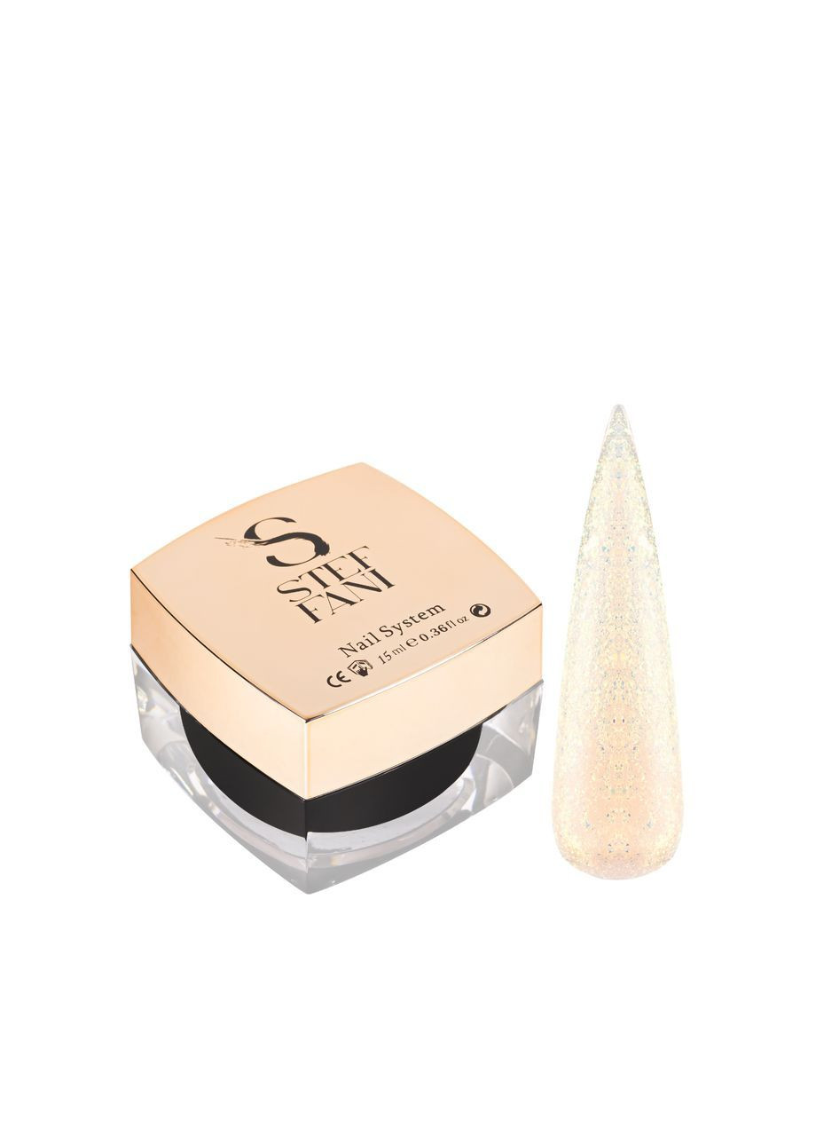 Гель для наращивания ногтей моделирующий Builder Gel Starry Sky 15 мл, 04 Золотистый шиммер Steffani (363554864)