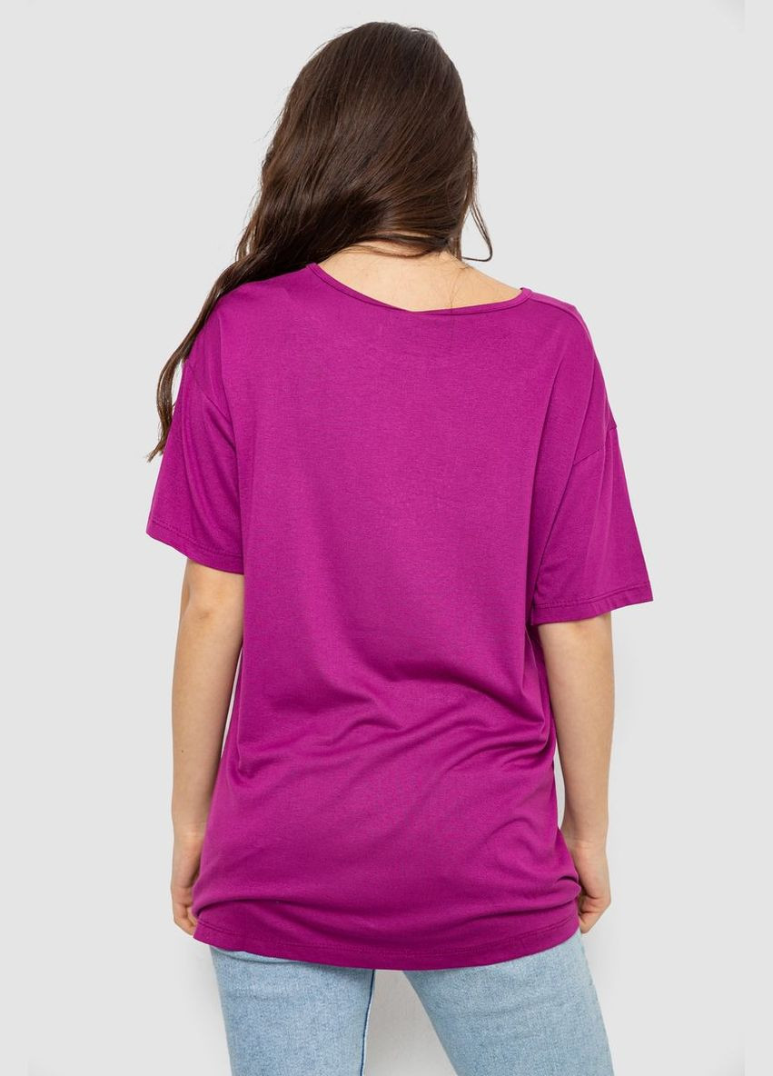 Футболка жіноча з принтом, колір білий, 244R605 Ager - (318529655)