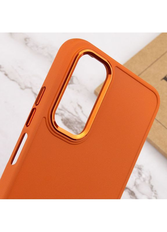 Чехол TPU Bonbon Metal Style для Samsung Galaxy A14 4G/5G Papaya No Brand (359476359)