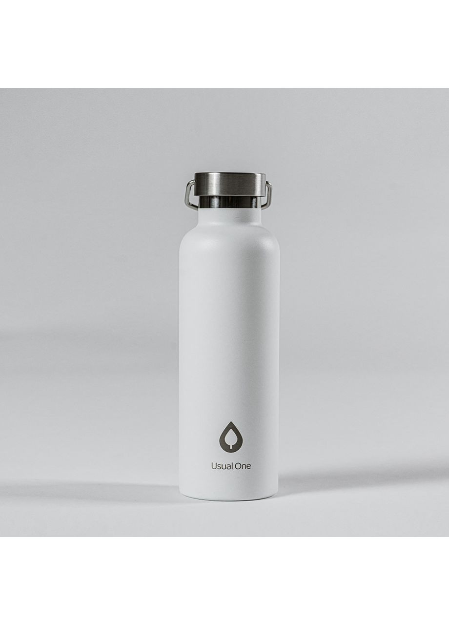 Бутылка - термос Usual One белая No Brand (370270923)