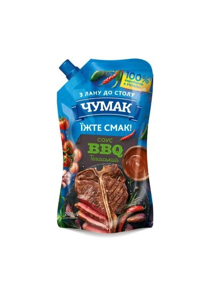 Соус BBQ Техаський 200 г (4823096008851) Чумак (395708038)