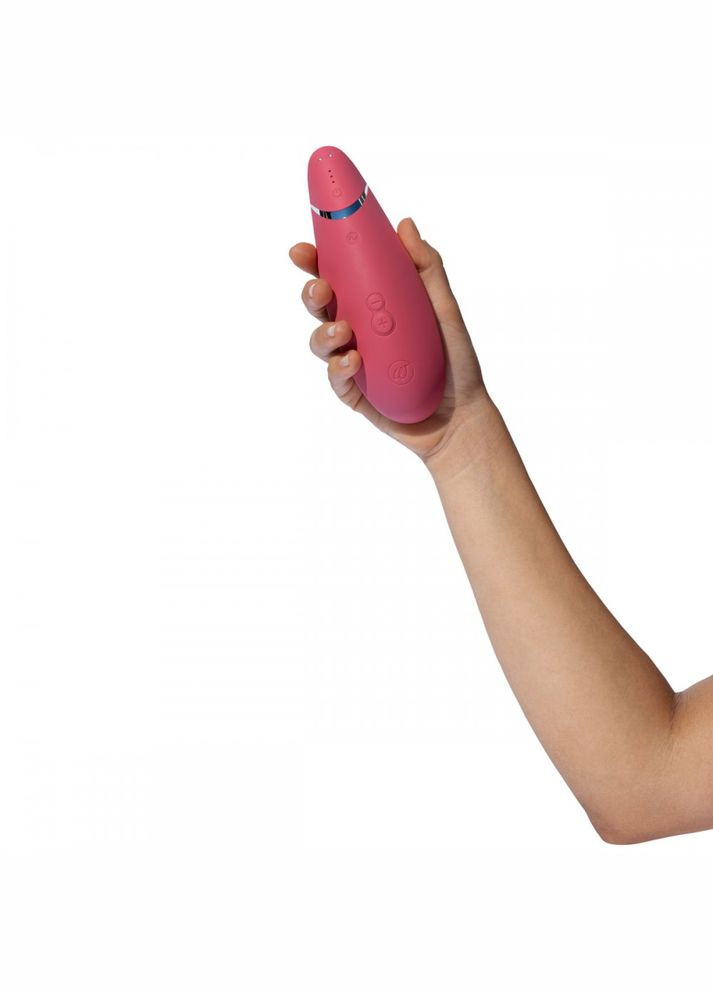 Бесконтактный вакуумный клиторальный стимулятор Premium 2 малиновый Womanizer (331171519)