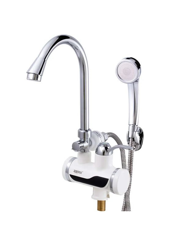 Проточний водонагрівач ELW08-E (з індик. темп.) (ZX0454) Zerix (321204969)