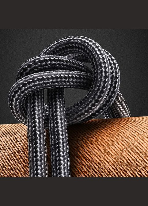 Кабель USB-C to USB-C 240W 2.0 Emark 48V|5A QC4.0 PD3.1 480Mbps 1.5m CCC15-05BK Black Remzona (334293893)