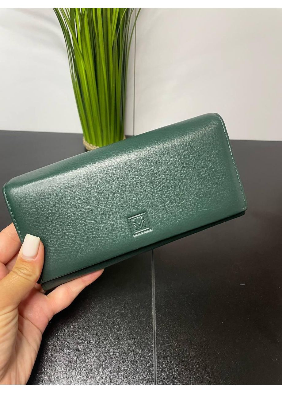 Жіночий гаманець класичний стандартного розміру зелений Vermari (369723604)