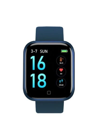 Smart Watch T80S, два браслета, температура тела, давление, оксиметр. Цвет: синий No Brand (385308140)