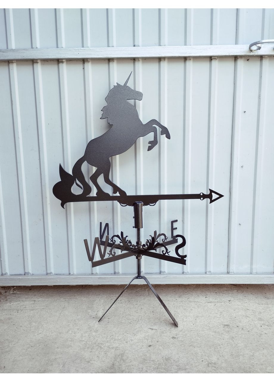 Флюгер Единорог, флюгер на крышу из металла2 мм. No Brand (368896500)