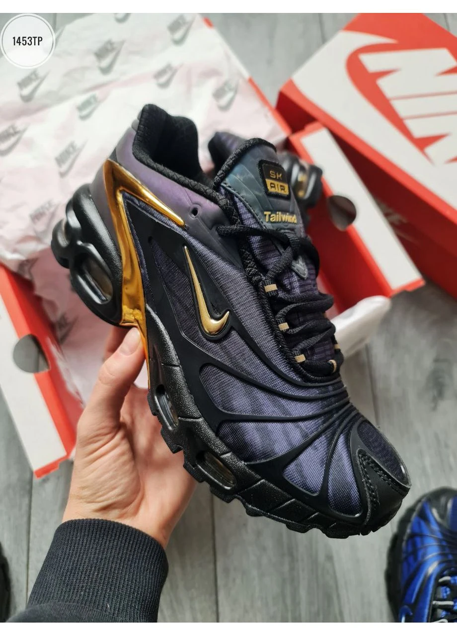 КРОСІВКИ ЖІНОЧІ NIKE AIR MAX TAILWIND 5 X SKEPTA BLACK/GOLD НАЙК АІР МАКС ЧОРНІ No Brand чорні демісезони (392018785)