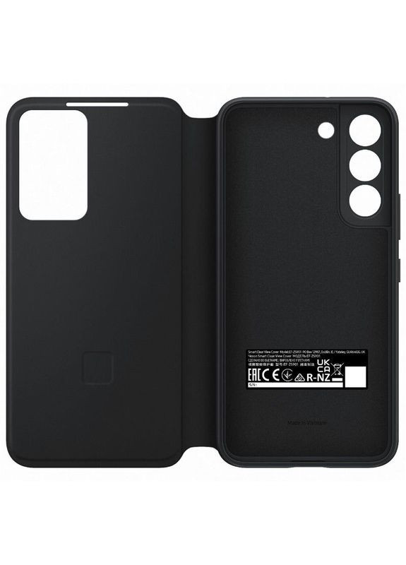 Чохол-книжка Smart Clear View Cover для Galaxy S22 SM-S901 Black (EF-ZS901CBEGRU) Samsung (341490163)