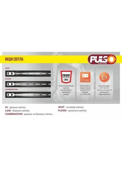 Фара рабочего света WLP 18L6 SPOT 6Led*3W (180*28*45)10-30V/18W/6000K PULSO (315759839)