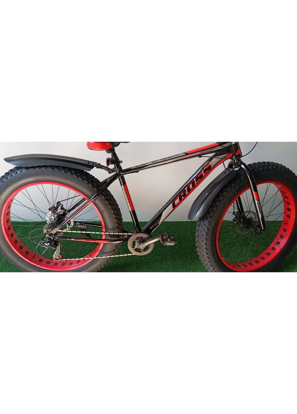 Електровелосипед фетбайк електрофетбайк СROSS DEFENDER 26"-19" PAS-assistent 48V-13Ah Cross (372113804)