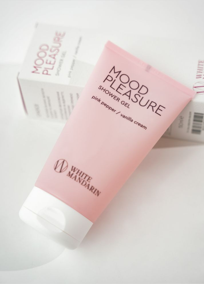 Гель для душа натуральный SHOWER GEL MOOD PLEASURE 150мл White Mandarin стимулирование, восстановление, гипоаллергенное, длительный эффект, для упругости, выравнивание тона, освежение, отшелушивание, от признаков усталости, очищение, детокс, омоложение, улучшение кровообращения, ароматерапия, антиоксидантное действие, от токсинов, подтягивающее, нейтрализация запахов, питание, противовоспалительное, разглаживание, расслабление, смягчение, увлажнение, укрепление, успокоение, ухаживающее, от первых признаков старения, ароматизация, эластичность, комплексное, защитное, регенерация (317566639)
