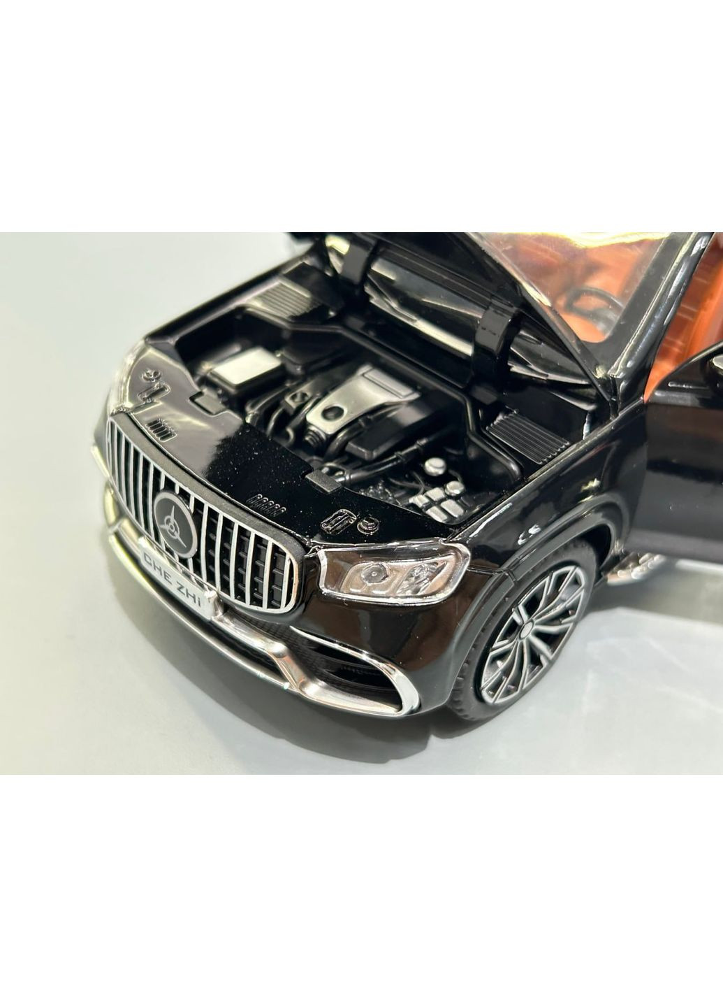 Машинка металлическая АвтоЭксперт Mercedes-Benz GLS 1:24 свет/звук Черная (GT-1076) No Brand (367726132)