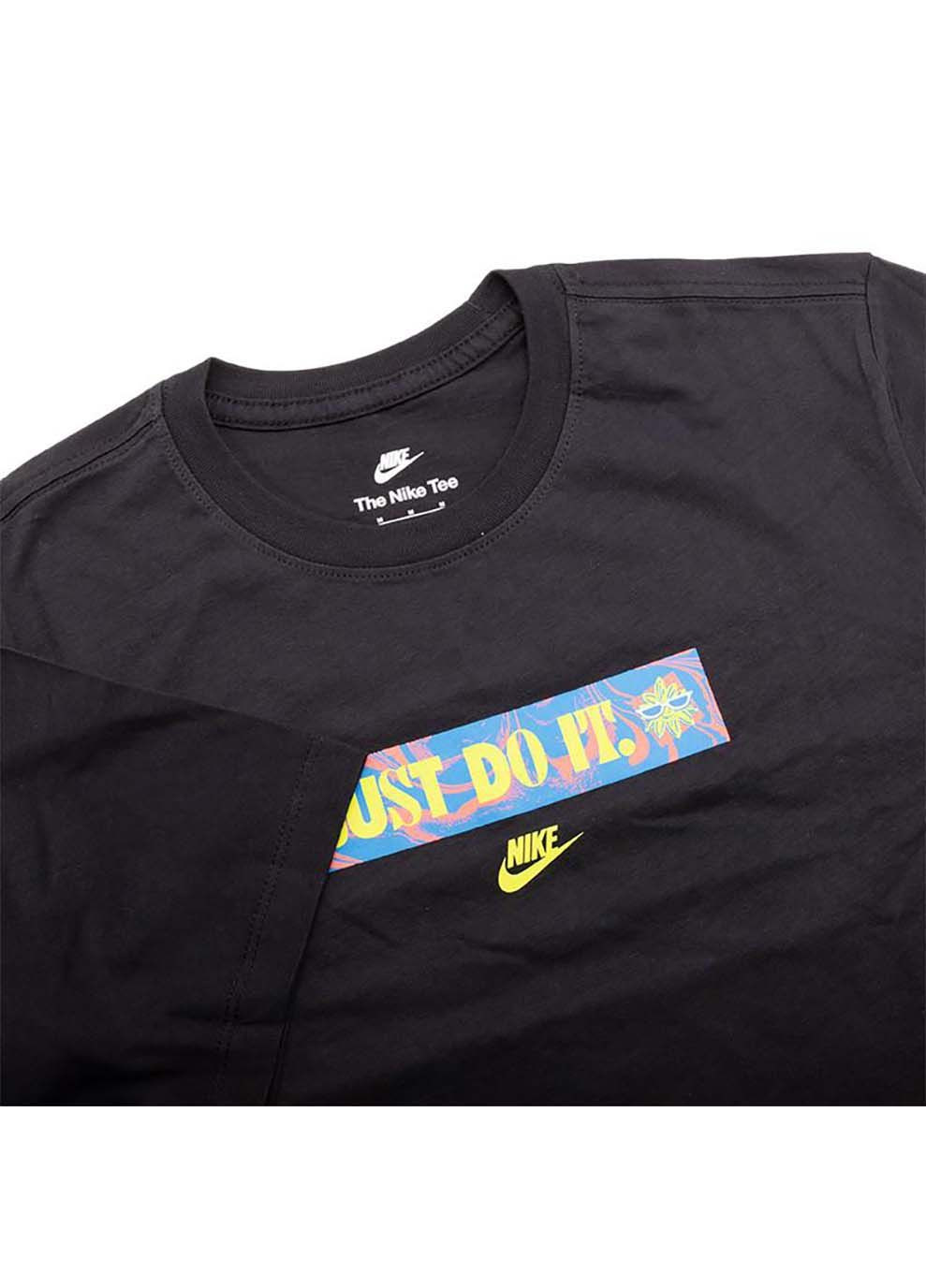Чорна чоловіча футболка u tee spring break jdi чорний Nike