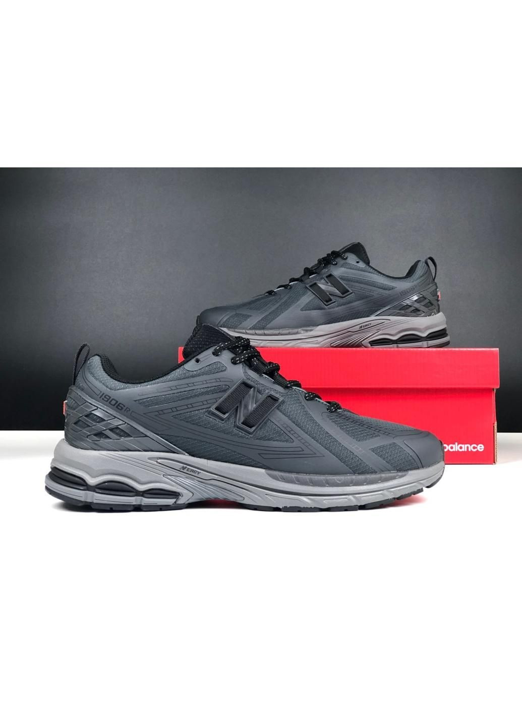 Серые зимние серые термо мужские кроссовки осень/зима No Brand