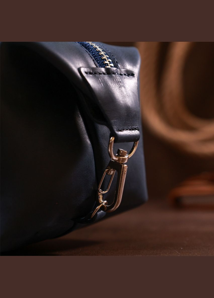 Добротная кожаная косметичка 16401 Shvigel (332052645)