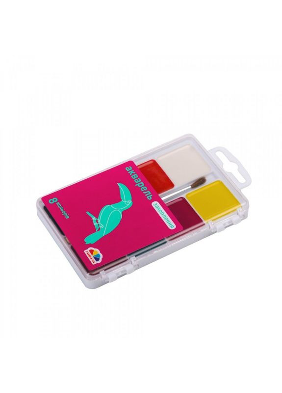 Акварель, 8 цветов, с кисточкой "Восторг" 200101 4820219211488 Гамма (331110922)