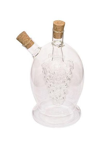 Емкость для масла 420мл и уксуса 45мл (2 в 1), стеклянная Fissman (330134737)