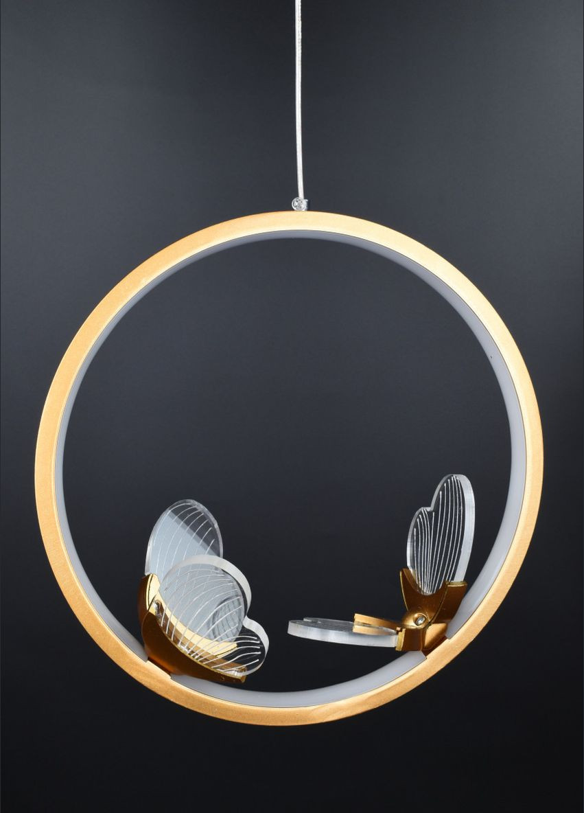 Люстра світлодіодна підвісна LED світильник для квартири на стелю лед 26471 Золото 35-200х25х10 см. Sunnysky (364766709)