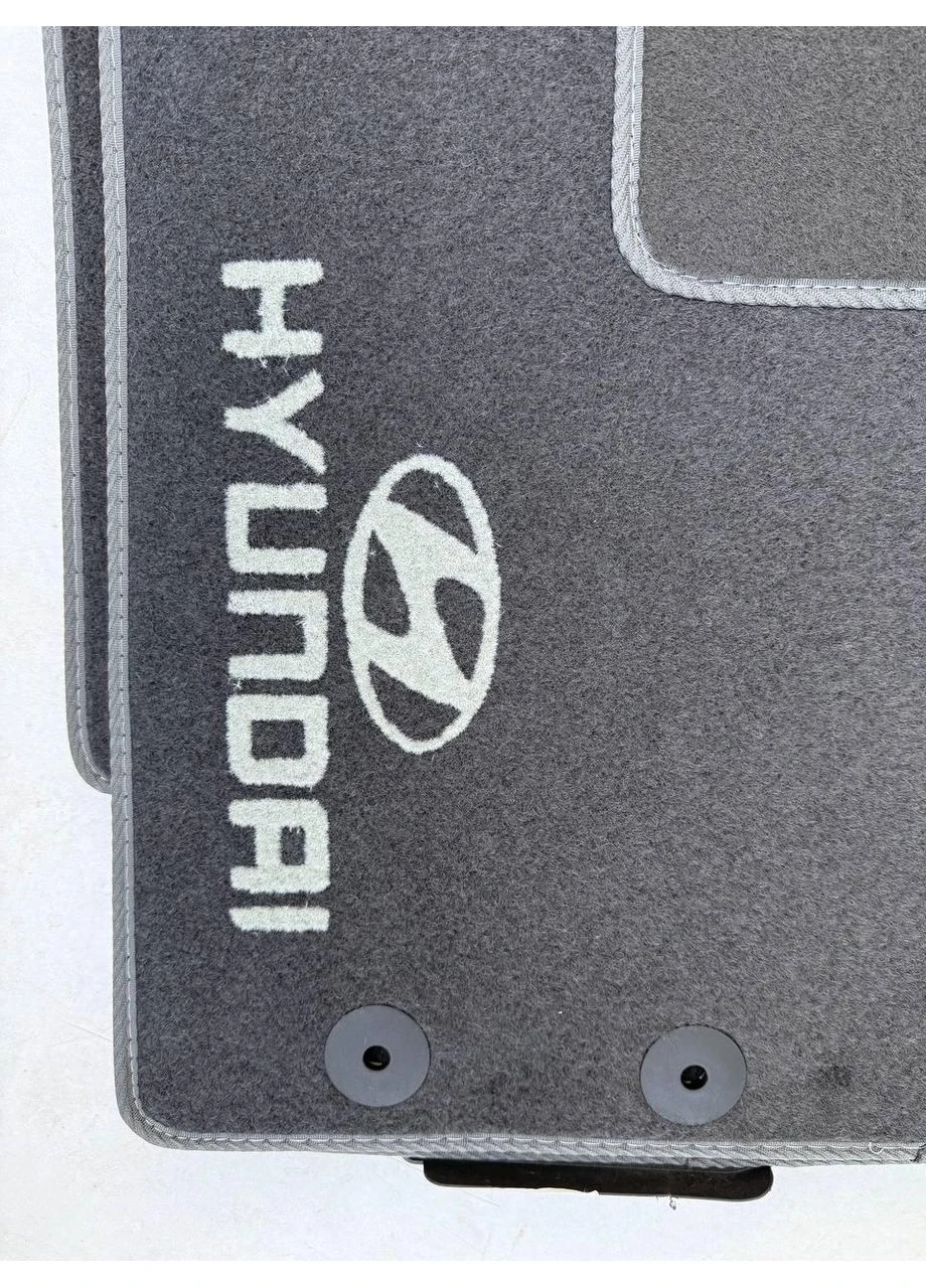 Текстильные ковры в салон Hyundai (2008-2013) ворсовые серые Beltex Genesis (398183121)