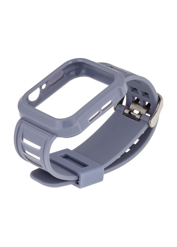 Ремінець для Watch Band Silicone Shine + Protect Case 44mm Колір Light Grey Apple watch series 3 42mm, watch series 3 42mm (340913454)