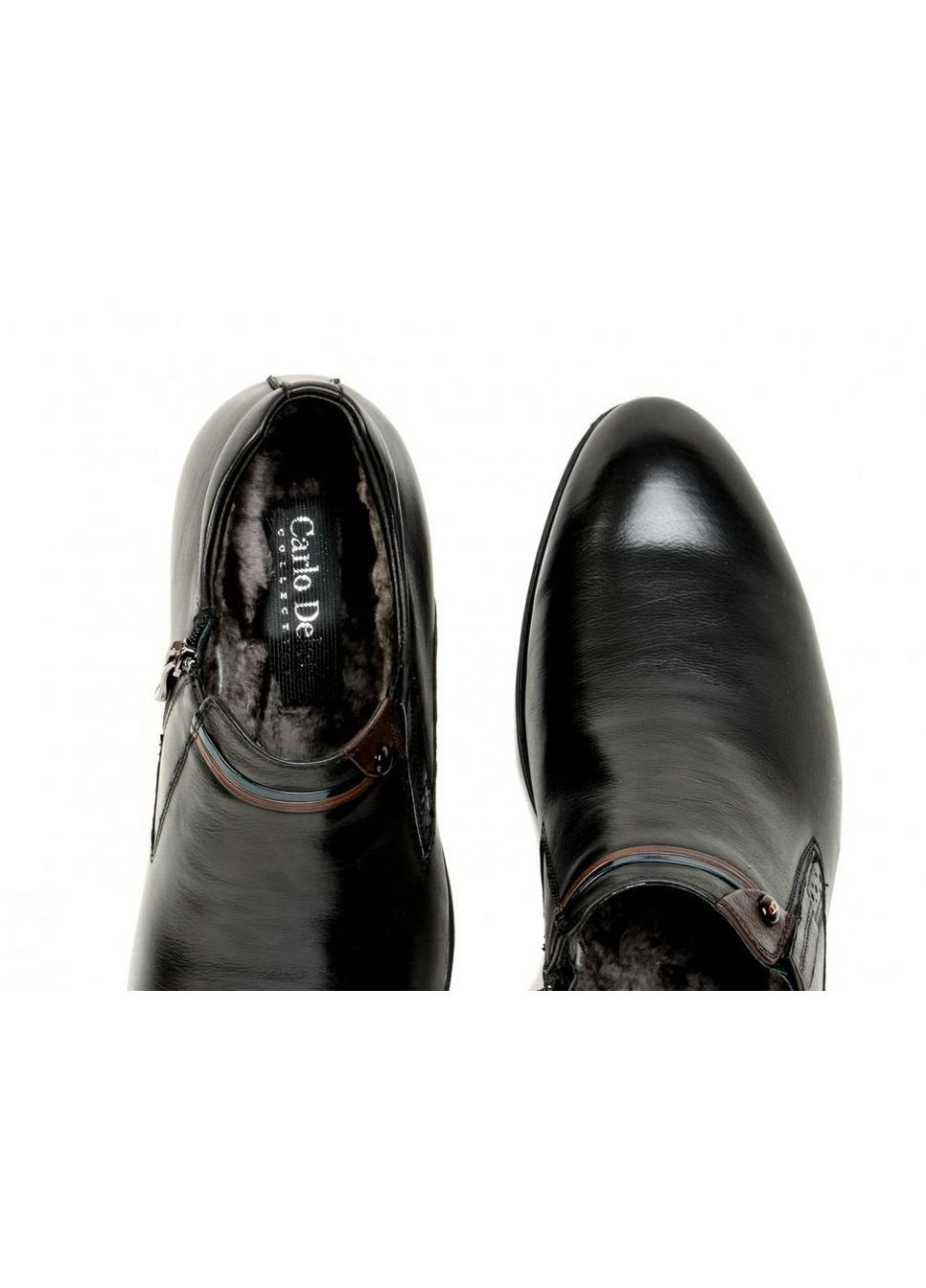 Черные зимние ботинки 7164125 цвет черный Carlo Delari