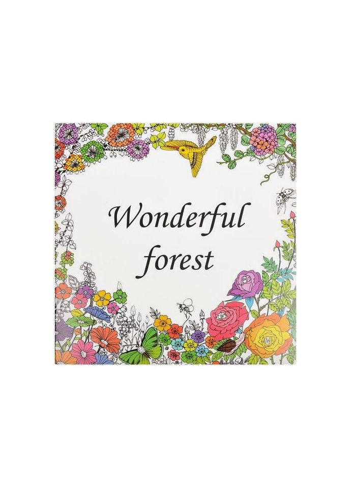 Розмальовка антистрес "Wonderful forest" GDM-016, 12 аркушів Color-it (334157723)