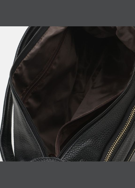 Сумка женская кожаная через плечо тоут K1213 Черный Borsa Leather (302007853)