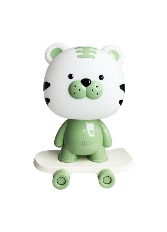 Ночник детский «Тигр на скейте» MGZ-1408(Green) сетевой, питание от USB No Brand (330020877)