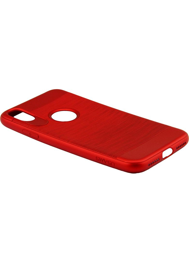 Чехол-накладка Lavan Series Apple iPhone X Red USAMS (301468400)