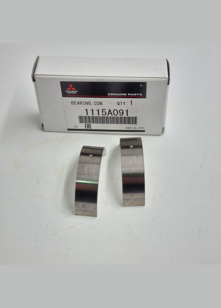 Оригінальні вкладиші коленвала шатунні, комплект, 1115A091 LANCER ASX Mitsubishi (345740985)