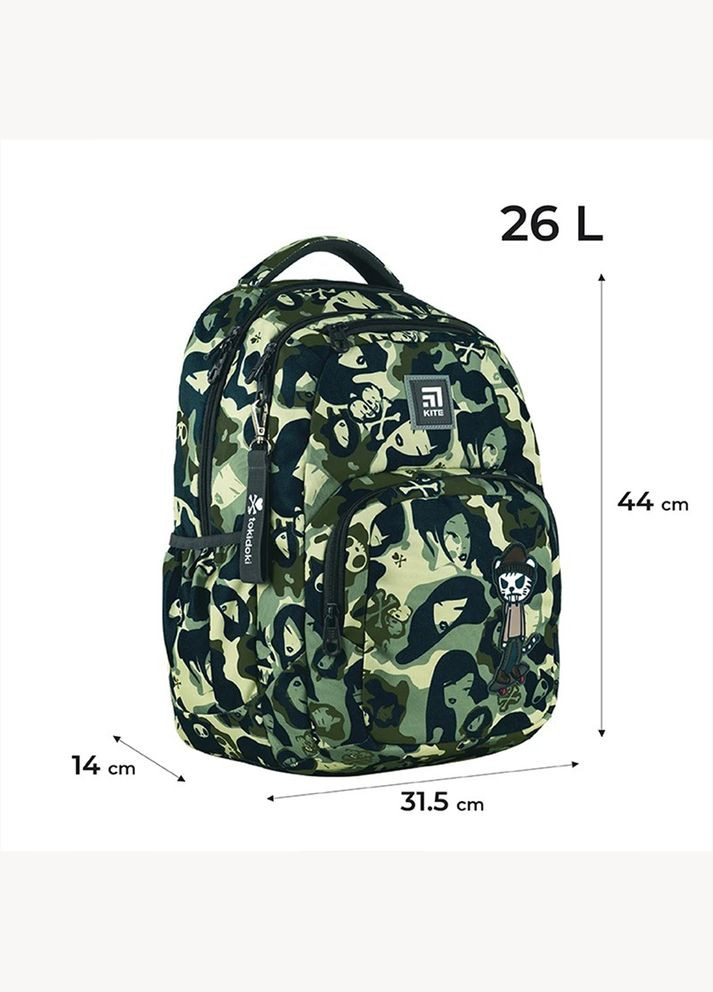 Рюкзак школьный Education teens tokidoki 26 л TK24-903L Kite (318427144)