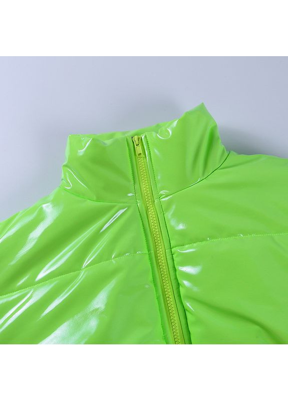 Салатова куртка жіноча демісезонна коротка салатова куртка жіноча на осінь 40-42 No Brand