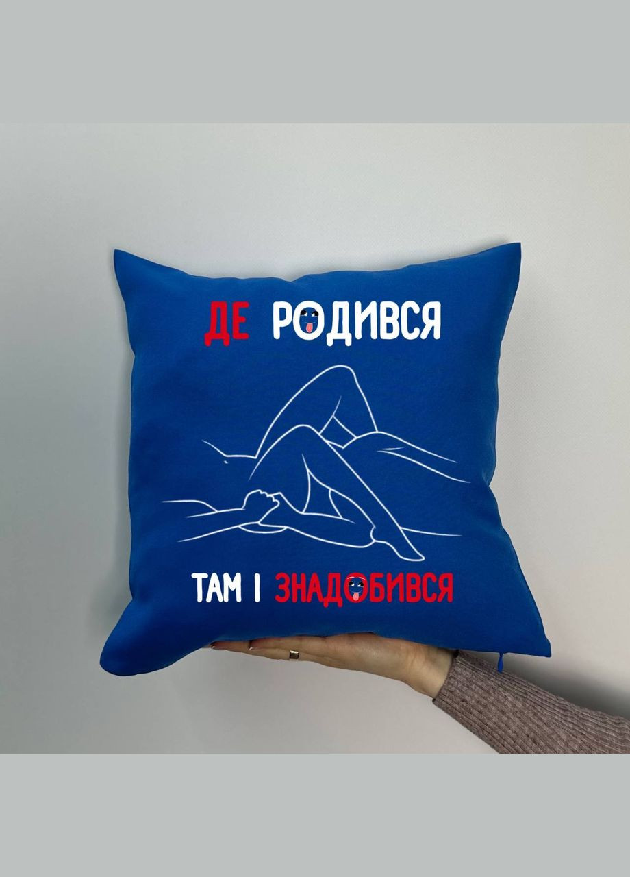 Подушка с принтом габардиновая Котики, зеленая 35х35 (1024) Hand Made (350941840)