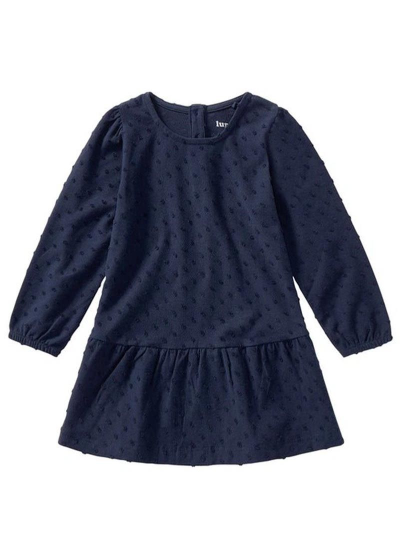 Темно-синій демісезонний костюм (сукня+легінси) з сукнею Lupilu