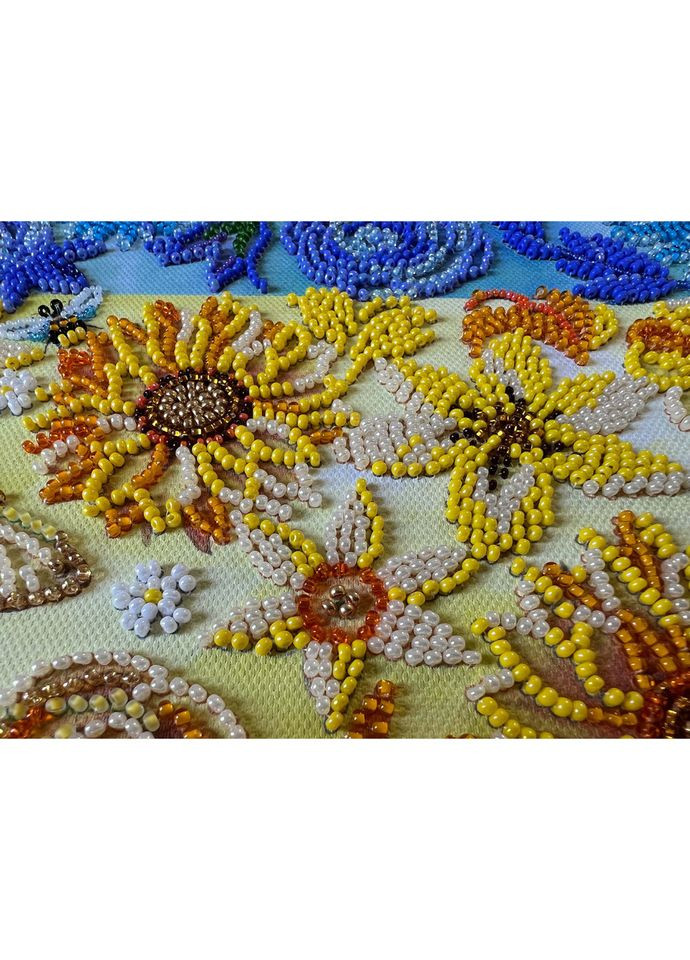 Набор для вышивки бисером "Цветущая земля" AB-870 41х27 см Abris Art (305231854)