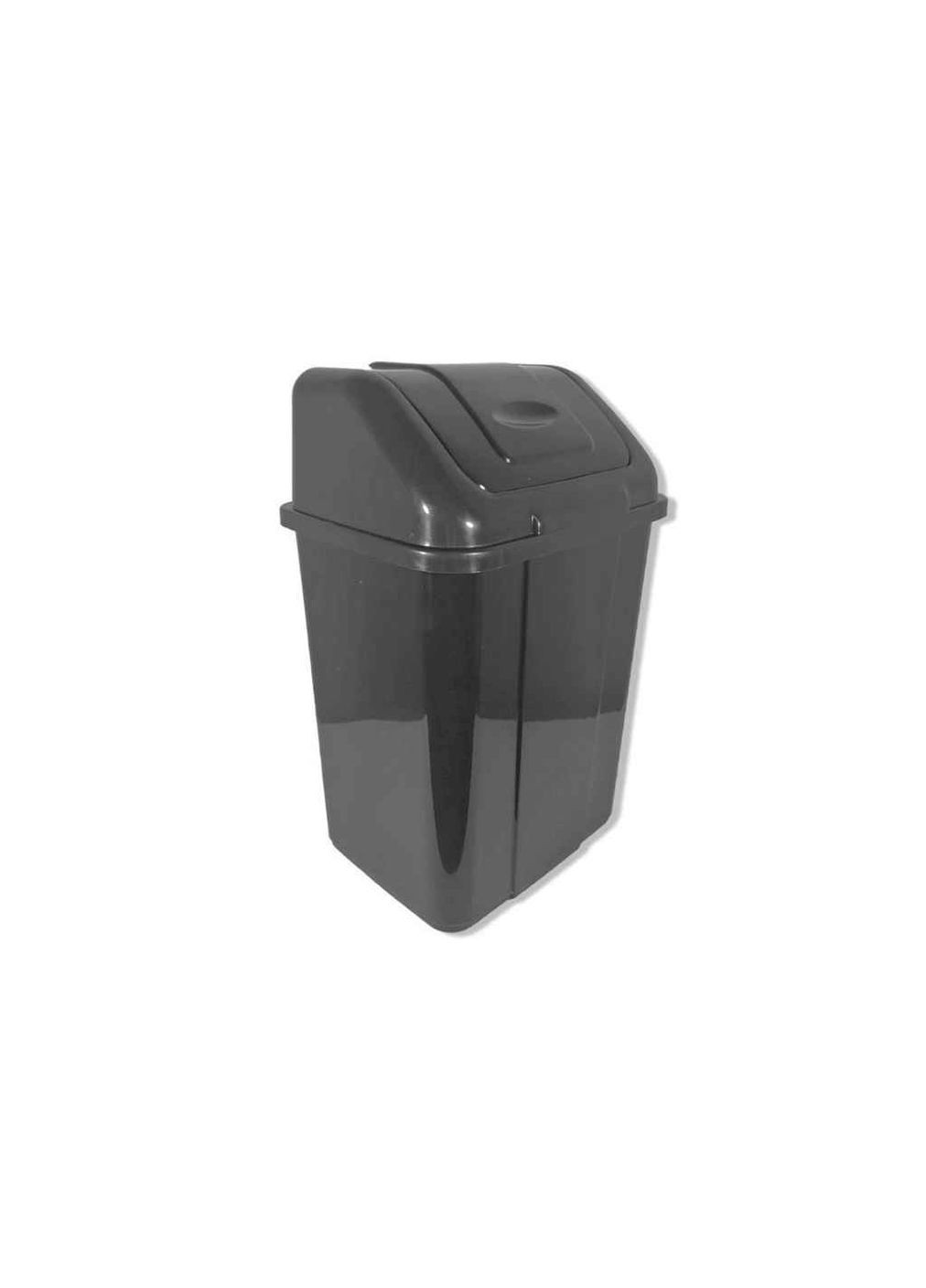 Мусорное ведро 18л с поворотной крышкой Полімерагро (367191441)