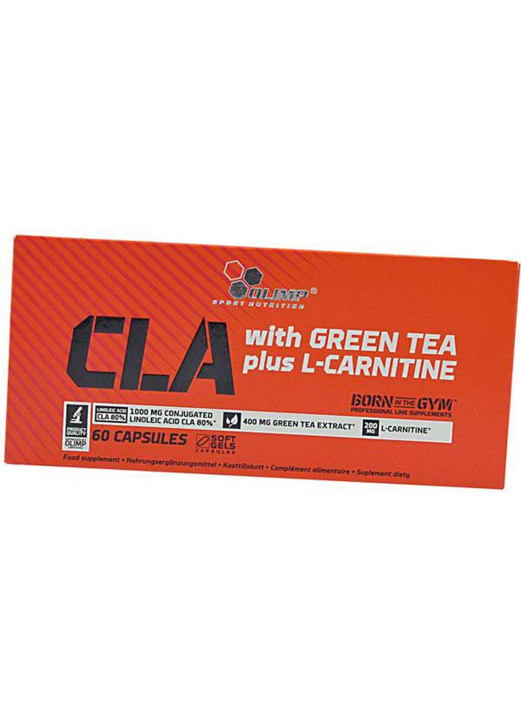 Жиросжигающий комплекс CLA with Green Tea plus L-carnitine Sport Edition 60 гелкапс Olimp Sport Nutrition (292711011)