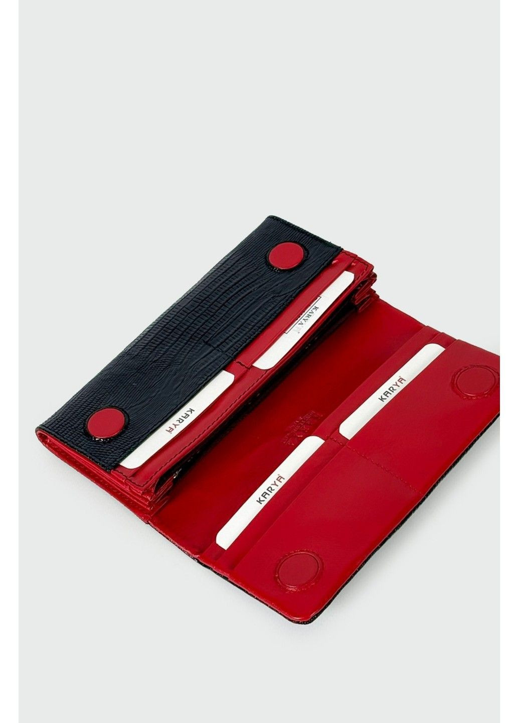 Лаковий жіночий гаманець з натуральної шкіри 1159-073 Karya (371648005)