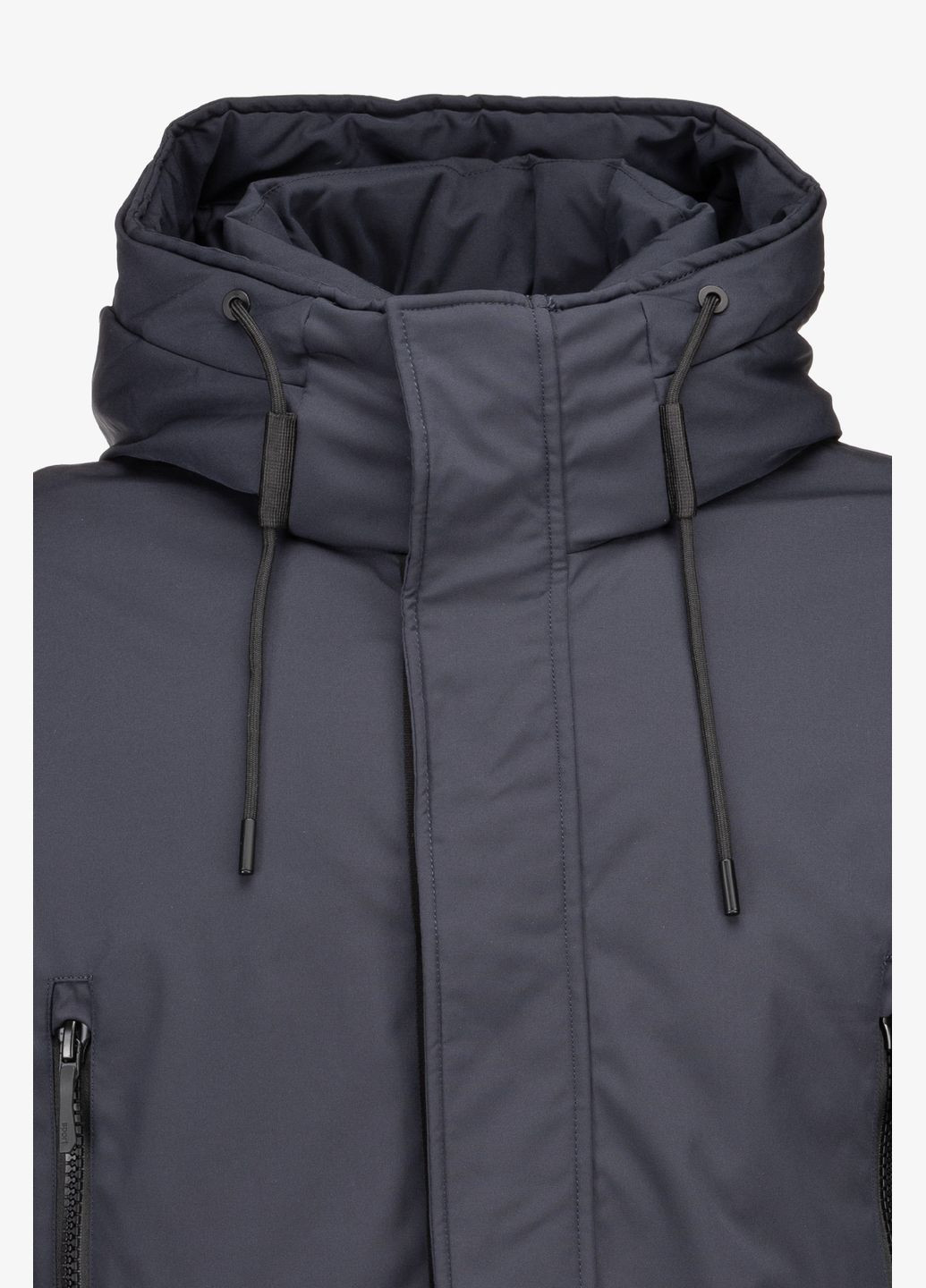 Синя демісезонна куртка однотонна чоловіча 120 Kings Wind