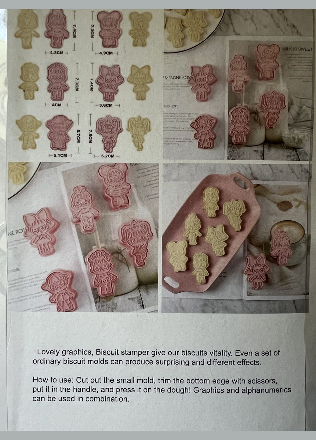 3d форма для печенья куклы LOL No Brand (304549410)