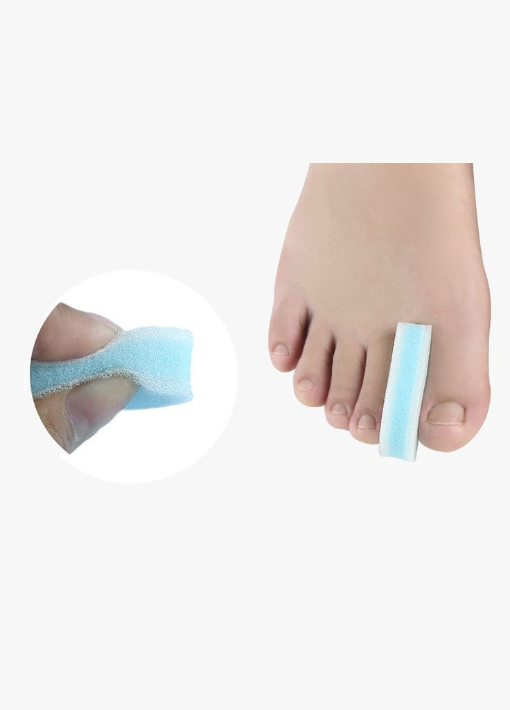 Разделитель Пальцев Ног от Натоптышей M64 - от Мозолей между Пальцами, с Тремя Дышащими Слоями Защиты, 1 шт. (5023035) ToeLab (301872348)