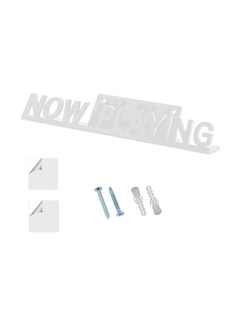 Полиця акрилова для зберігання вінілових пластинок Now Playing White No Brand (366304030)